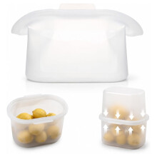 Silicone Food Storage Bags 1000ml- Reusable, Leak-Proof, Heat-Resistant, Microwave & Dishwasher Safe