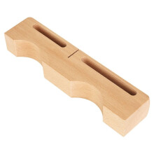 Tweekleurig Houten Percussieblok Handheld Beukenhout Ritme-Instrument voor Muziekonderwijs in de Klas