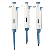 Micropipette Kit Adjustable Single Channel Pipette 0.5-10µl 10-100µl 100-1000µl, 3 Pcs SC Pipettors for Lab Use