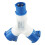 High Performance Splitter for 220v Power Access 2 Way Splitter 16A 3 Pin Industrial Field Plug and Wall Socket 1