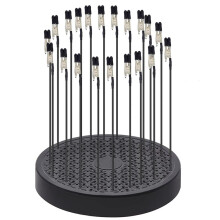 360 Degree Rotation Model Painting Stand Base Holder with 20 Alligator Clip Sticks for Airbrush