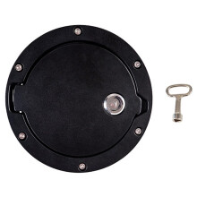 Lockable Anti-Theft Fuel Tank Cap/Fuel Door Cover for - Exterior Decorative Accessory