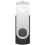 USB 2.0 Flash Drive - BLACK - 128GB - Rotating Disk Memory Stick 1