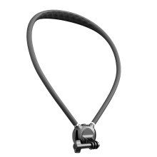 Action Camera Neck Mount,360Rotation Quick Release Flexible Silicone Extended POV Holder for Osmo Action 6/5pro/4/3