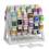 Rotating Bobbin Thread Organizer for 60 Bobbins, Space-Saving No- Storage Solution 1