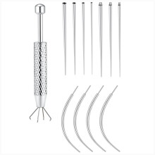 14G 16G 18G 20G Piercing Taper Grabber Tool for Changing Jewelry - Flat Back Earrings Piercing Threader Assistant