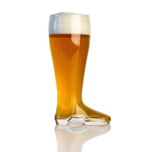 Chopine en forme de botte pour l'Oktoberfest, verre de 2 litres pour les fêtes