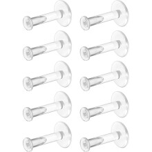 Boucles d'oreilles transparentes Bioflex pour le sport, le travail, l'école, la chirurgie, l'IRM - Bijoux de piercing transpa