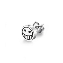 Boucles d'oreilles à clous en acier titane, accessoires de cosplay pour femmes et hommes, inspirées des personnages Ace (visa