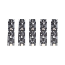 5Pcs Type-C 18650 Lithium Battery Boost Step Module 18650 Lithium Battery UPS Boost Module for MCU Router DIY 12V