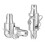 2 Pack Flexible Hinge Joint Suit Flat with Clips Pin Tri Box Truss Trussing Lighting Dj Stage Lighting Accessories 1