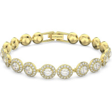 Una Angelic Crystal Tennis Bracelet Serie Gold