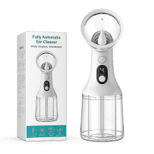 Ohrreiniger, Clearease Ohrenschmalzentfernung, sicheres Ohrreinigungsgerät mit 4 Druckstufen und LED-Anzeige, USB-wiederaufla