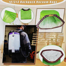 24er Pack 107313 Rucksack-Staubsaugerbeutel für Proteam 10 QT, Mikrofilter-Papiertüten für Super  Pro 10