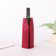 Cooler Sleeve Solid Gel Wine Sleeve, Reusable Bottle Cooler for Red Wine Enthusiasts Red