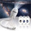 Projector Night Light, USB Star Projector with 3 Films, Adjustable LED Lamp for Bedroom Ceiling and Room Decor 2