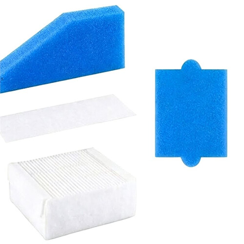 2 Piece Filter Set Complete 5-Piece Suitable for Thomas Aqua+ Series Vacuum Cleaners, Alternative for Thomas Filter Set 1