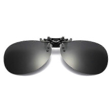 Gafas de sol polarizadas con clip, sin montura, para conducir, compatibles con gafas graduadas.