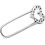 Spilla in argento sterling, modello WZ-1115R 1