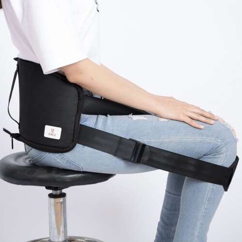 Correct Back Posture While Sitting - Lumbar Support, Adjustable Straps
