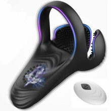 Apexdrive Pro 3-in-1 Vibration Therapy Gadget with Heating for Men Rechargeable & Easy to Use_WSQ_Drte