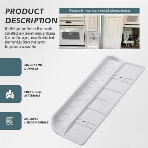 WP67005140 Refrigerator Freezer Door Handle for  for  Amana Refrigerator Replace 67005140 1071249 2