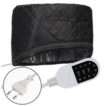 Electric Hair Steaming Cap, 10 Heat Levels, 3 Timer Settings, Portable Thermal Hat for Deep Conditioning, Salon Treatments at Hom