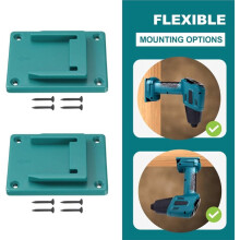 20Pcs Wall Mount Electric Tool Holder for 18V for Drill Power Storage Battery Bracket