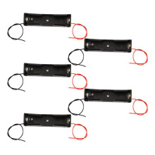 5pcs for 18650 Power Bank Cases 1X 18650 Battery Holder Storage Box Case 1 Slot Battery Container with Wire Lead