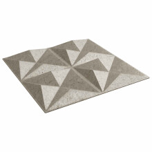 vidaXL Wall Panels 48 pcs Origami beton 50 x 50 cm XPS Foam