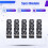 5Pcs Type-C 18650 Lithium Battery Boost Step  Module 18650 Lithium Battery UPS Boost Module for MCU Router DIY 12V 2