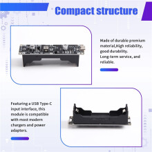 5Pcs Typ-C 18650 Litiumbatteri Boost Step -Modul 18650 Litiumbatteri UPS Boost-Modul för MCU-Router DIY 12V