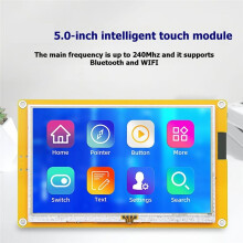 ESP32 5-Zoll-TFT-LCD-Displaymodul 5 Zoll ESP32-S3-Entwicklungsboard WiFi 800x480 für Iot Hmi Home