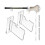 Acrylic Baseball Wall Mount Holder Baseball Bat Display Softball Bats Rack Collection Bracket 3