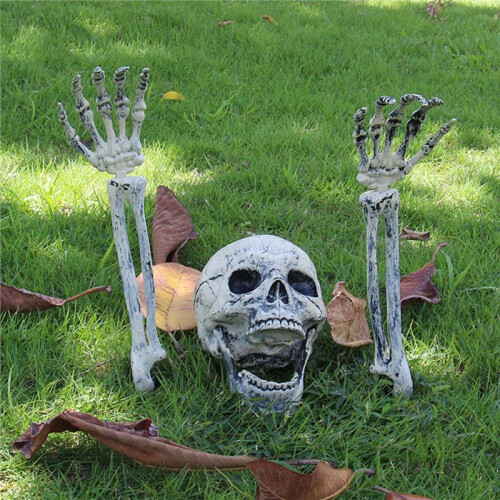 Realistic Skeleton Stakes Halloween Decorations for Lawn - Eerie Graveyard 2