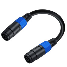 20cm Speakon Extension Cable, Speakon Female to Female Cable Audio Cable for Loudspeaker, Amplifier, DJ Stage