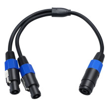 Speakon Splitter Cable, Speakon Female to Dual Male Audio Cable , Speaker Break Out Cable with Twist Lock