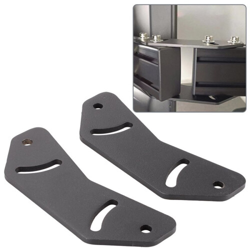 Support à Trois Écrans 2 Pièces pour Simulateur de Course, Support de Montage Triple Moniteur pour Cockpit de Course à 3 Écrans 2