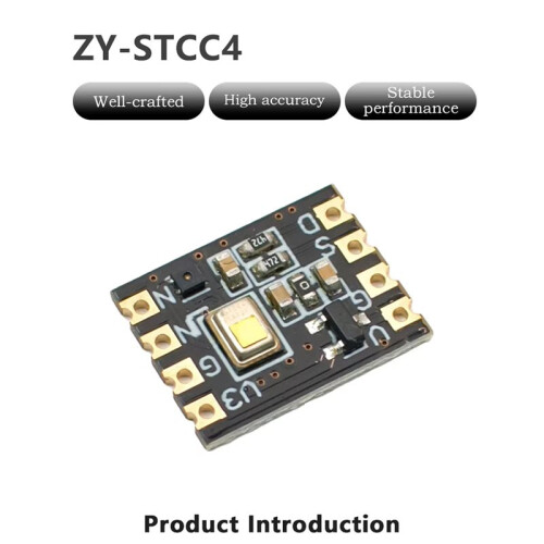ZY-STCC4 Digital Temperature Sensor Module STCC4 3-in-1 CO₂ Sensor, Temperature, and Humidity Module for 2