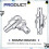 2 Pack Flexible Hinge Joint Suit Flat with Clips Pin Tri Box Truss Trussing Lighting Dj Stage Lighting Accessories 4