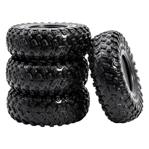 Kit de 4 Pneus de 0,7 Polegadas para Carro RC para Acessórios de Upgrade de Carro RC Escala 1/30 para Axial SCX30 2