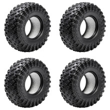 4pcs 0.7 Inch RC Car Tire Kit for 1/30 Axial SCX30 Scale Model RC Car Upgrade Accessories