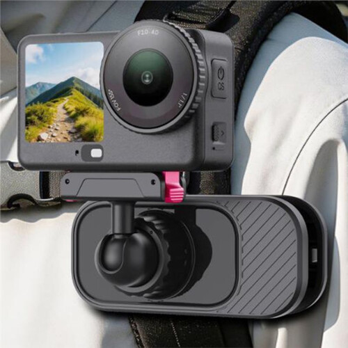 Magnetic Backpack Mount for Action Camera, Backpack Quick Clip Mount 360 Backpack for  Action 3/4/5 Pro 1
