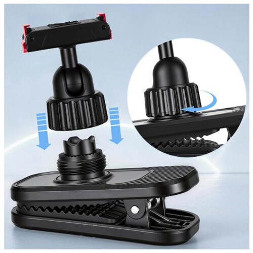 Magnetic Backpack Mount for Action Camera, Backpack Quick Clip Mount 360 Backpack for  Action 3/4/5 Pro