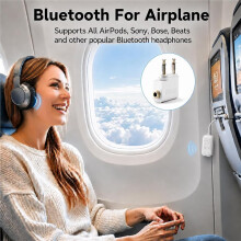 Audio Transmitter Receiver for TV, Dual Link for 2 Headphones, Low Latency