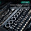 80PCS Ratchet Screwdriver Bit Set, Multi-Function Socket Wrench Repair Tool Kit, CR-V Steel Magnetic Bits 4