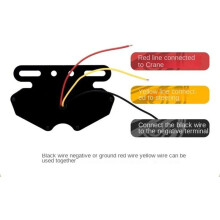 LED Truck Side Marking Warning Light Eye Dynamic Flowing LED Taillight Super Bright Motorcycle Signal Light Yellow