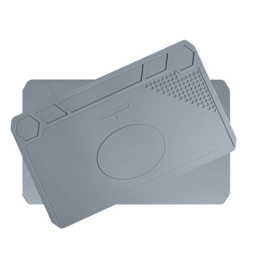 Tapete de Silicone com Isolamento Térmico e Proteção ESD para Estação de Solda, Notebook, Tablet, PC, Placa-Mãe e Reparo de Solda em PCB 2