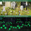 Outdoor Solar Scary Eyeball Lights,10LED Eyeball Swaying Firefly Lights,Waterproof Solar Path Light 6