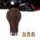 Solid Wood Gear Shift Knob - Vintage Manual Gear Shift Handle (Adapter Nut Included) for Car Interior Modification 5